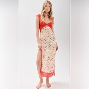 NWT free people suddenly fine maxi slip S